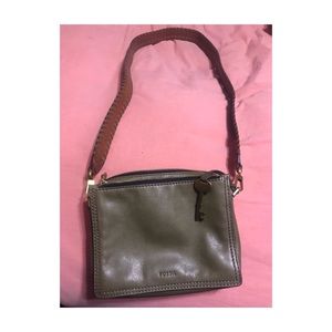 Fossil Campbell Crossbody in Olive Green